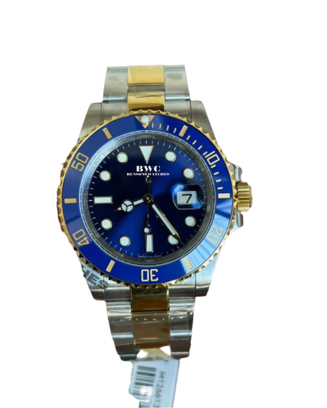 2 Tone Blue & Gold Submarine Watch