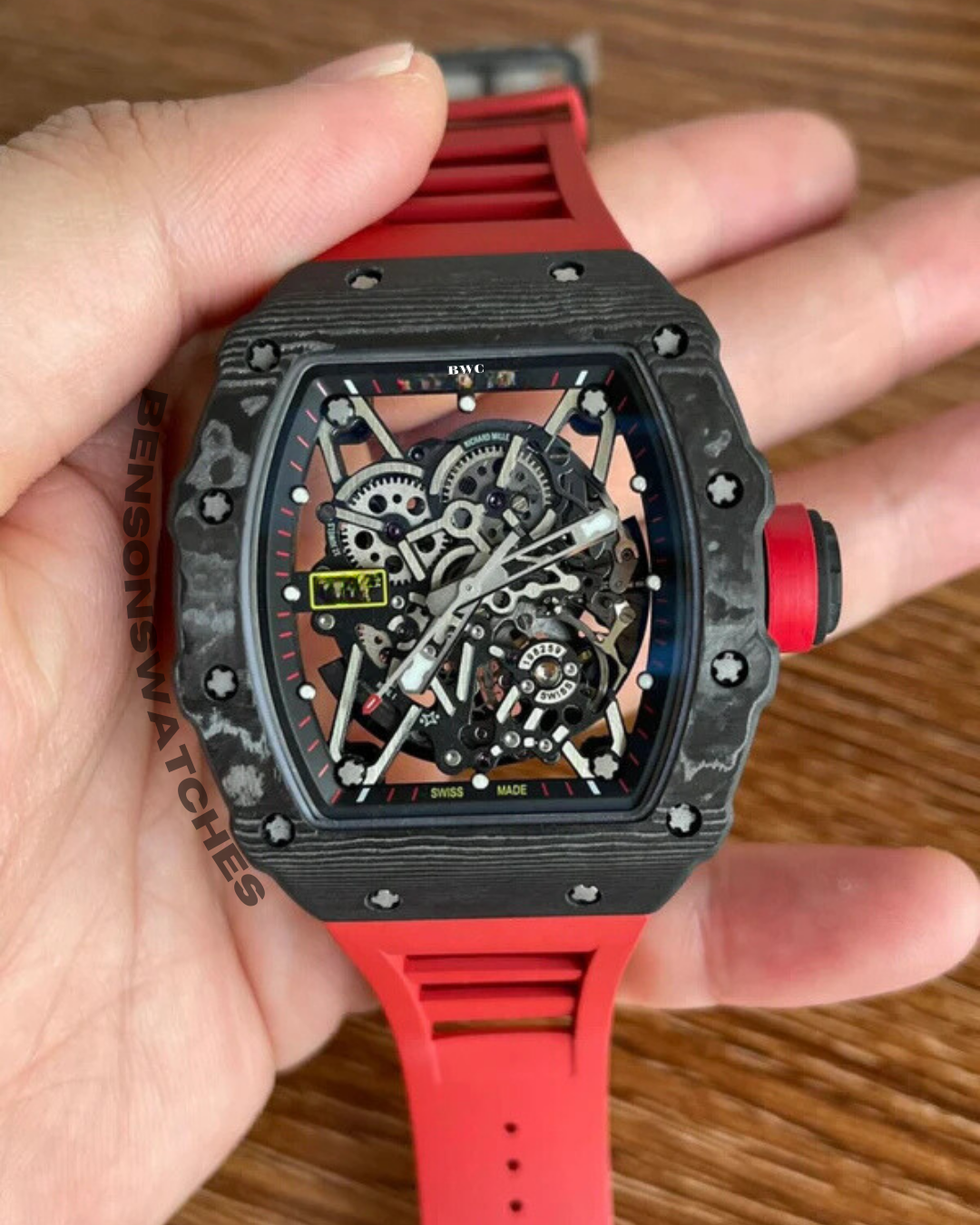 Black/Red Toy Watch