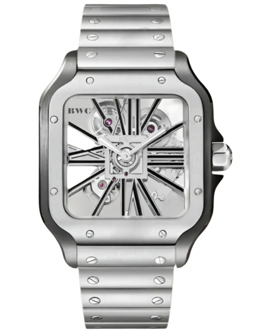 Square Skeleton Watch