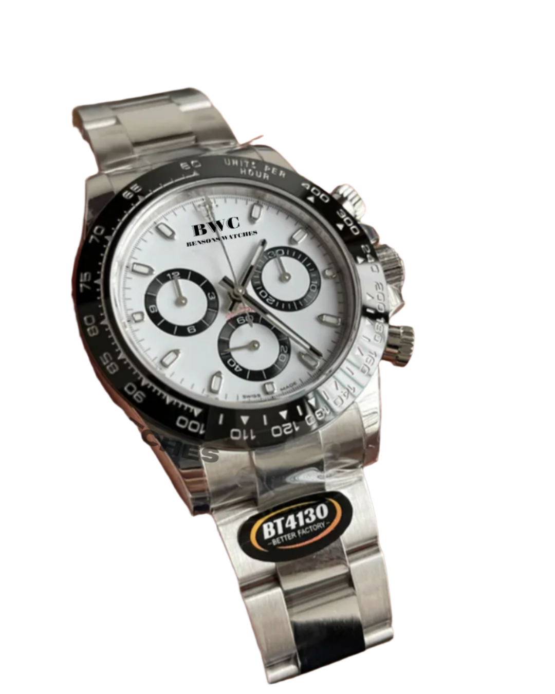 Motorsport Chronograph Timepiece (White Dial)