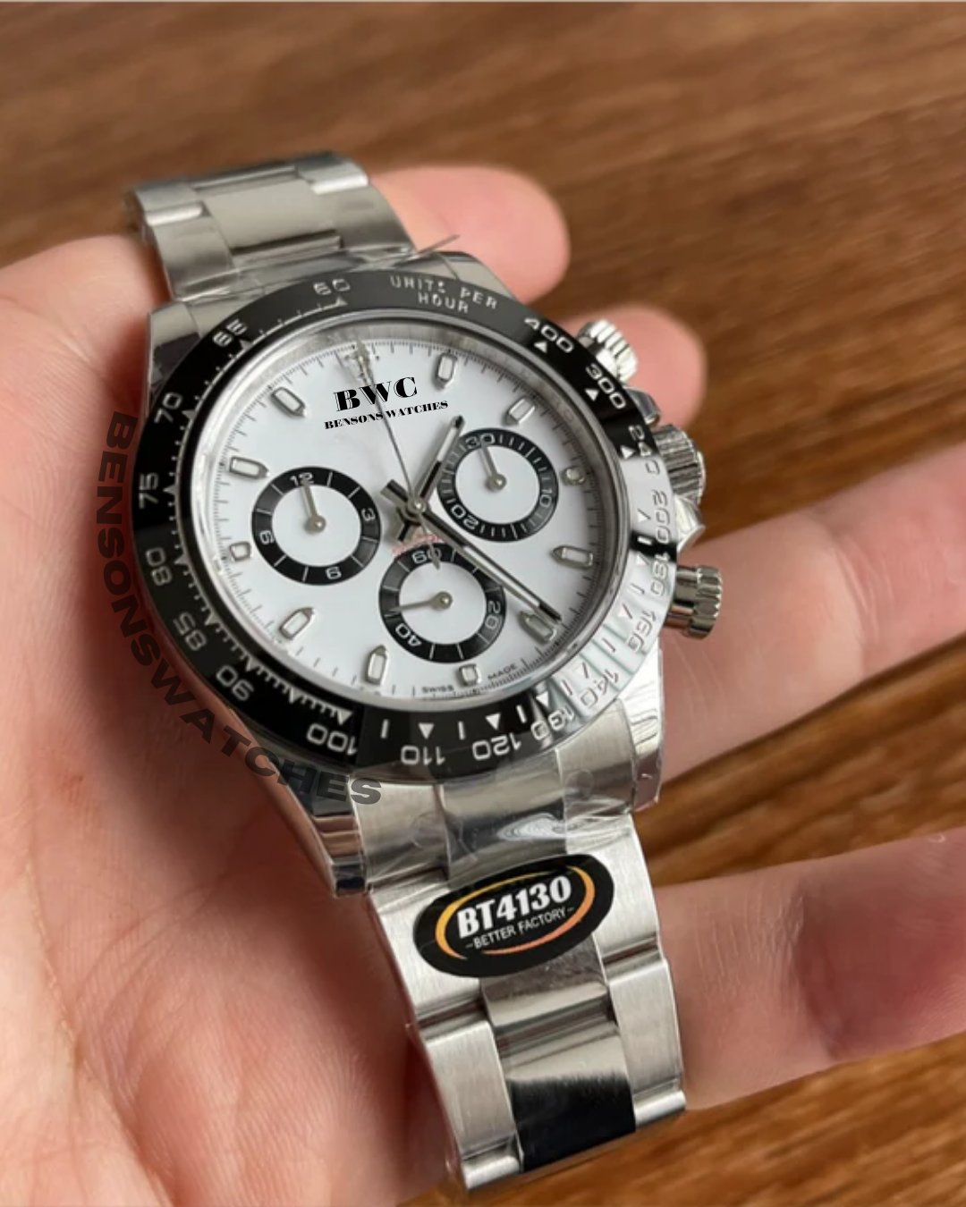 Motorsport Chronograph Timepiece (White Dial)