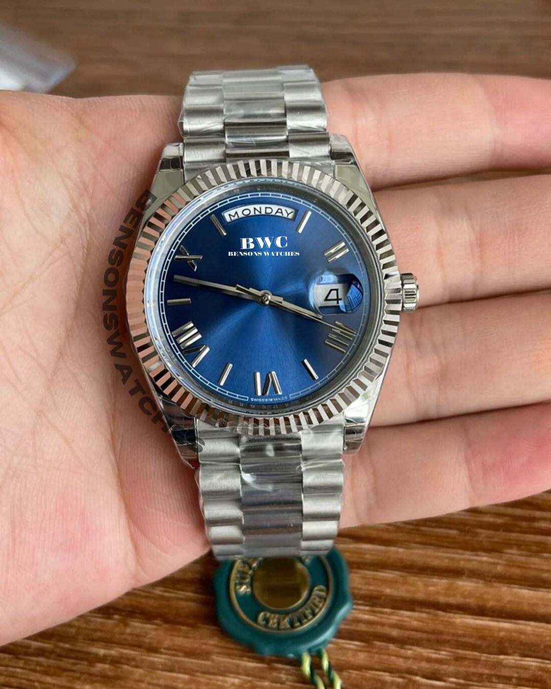 Blue Face Presidents Watch