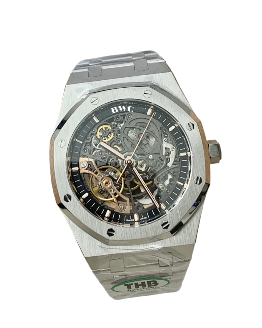 Regal Timber Skeleton Watch