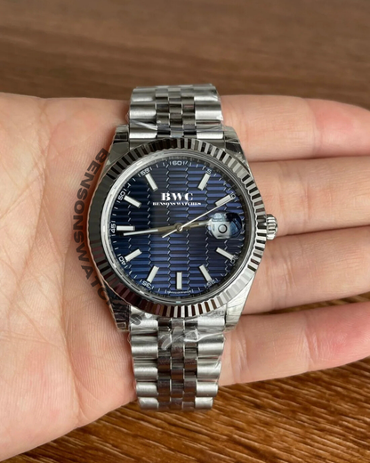 Classic Blue Date Watch